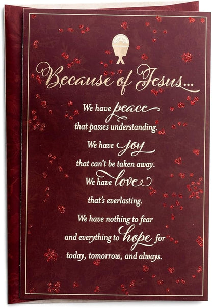 Because of Jesus - 18 Christmas Boxed Cards and Envelopes
