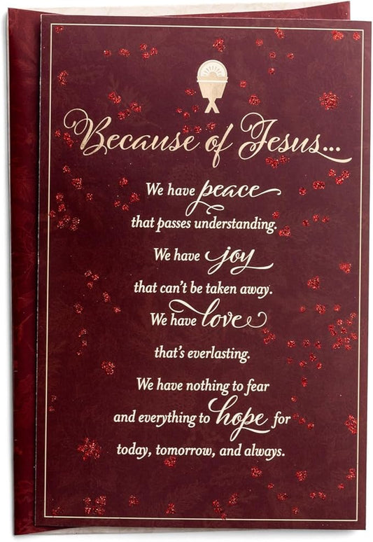 Because of Jesus - 18 Christmas Boxed Cards and Envelopes