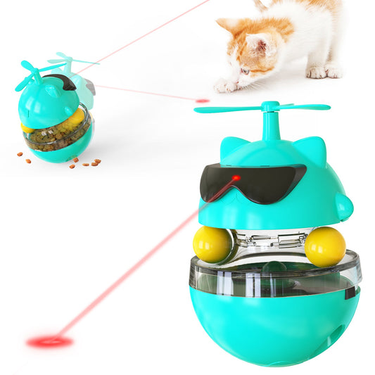 Cat Toy Laser Electric Infrared Ray Funny Turntable Tumbler | Family Pet | Kitchen + Metal