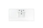 48" Single Top, 3 CM Silestone w/ Sink