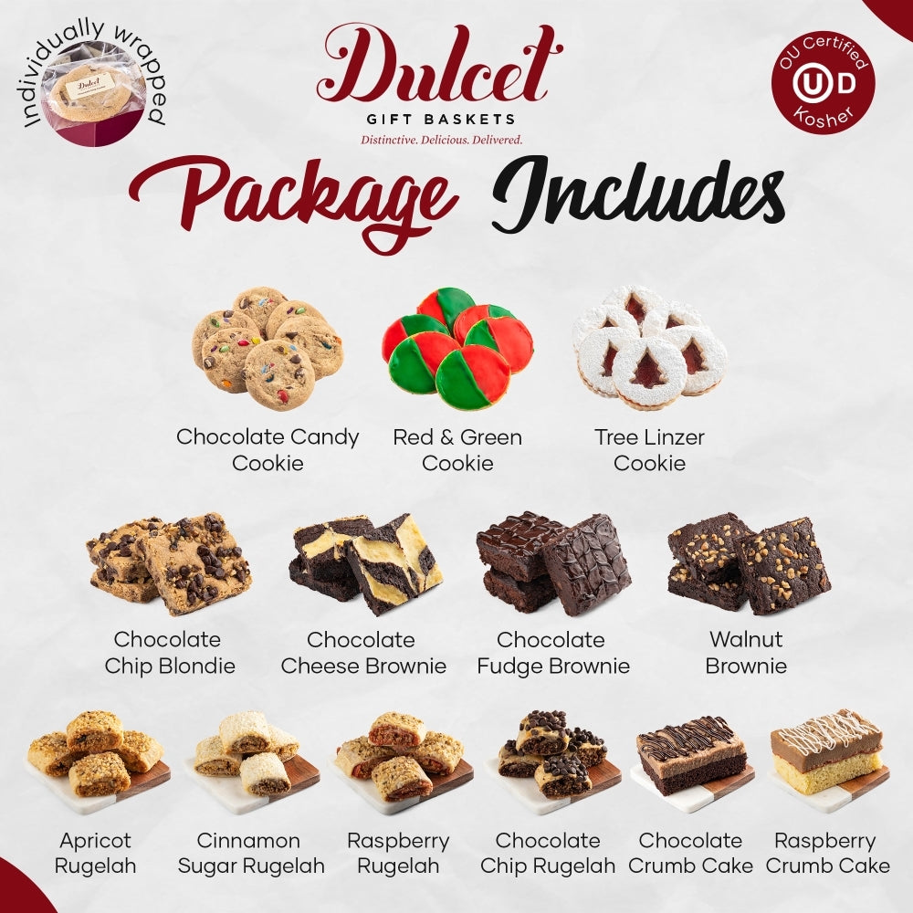 Merry Christmas Bakery Sampler Gift Box