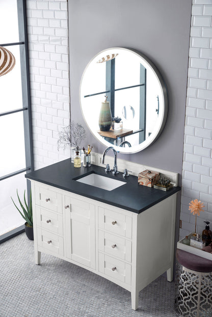 Palisades 48" Single Vanity Cabinet, Bright  White