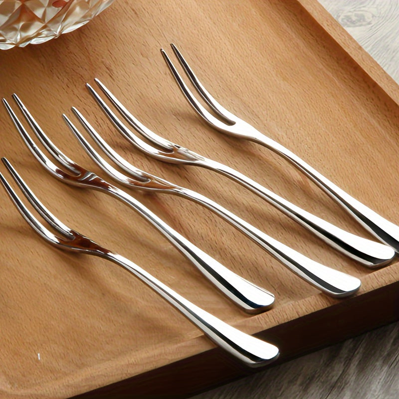 10Piece Stainless Steel Fork Set for Versatile Dining