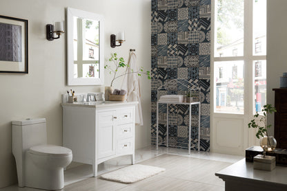Palisades 36" Single Vanity Cabinet, Bright White