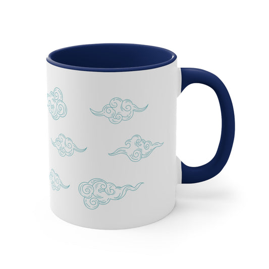 Contrasting Floating Clouds Coffee Tea Mug