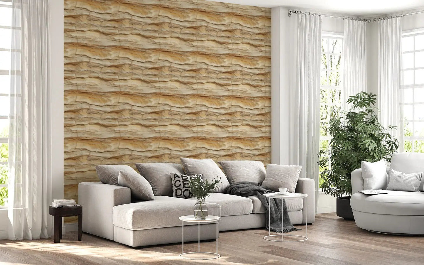 Sun-Kissed Canyon Wall