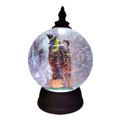 Bewitching Witch Lighted Snow Globe