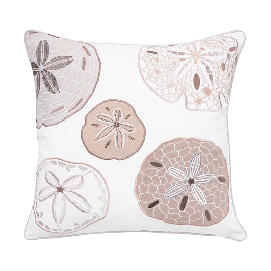 Sand Dollar Indoor/Outdoor Throw Pillow
