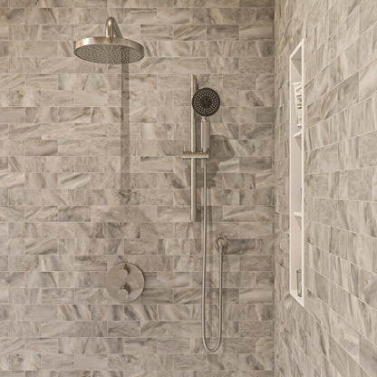 ALFI brand AB2545 Round Style 2 Way Thermostatic Shower Set