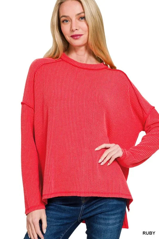 Zenana Ruby Sweatshirt