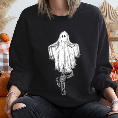 Dancing Ghost Halloween Sweatshirt