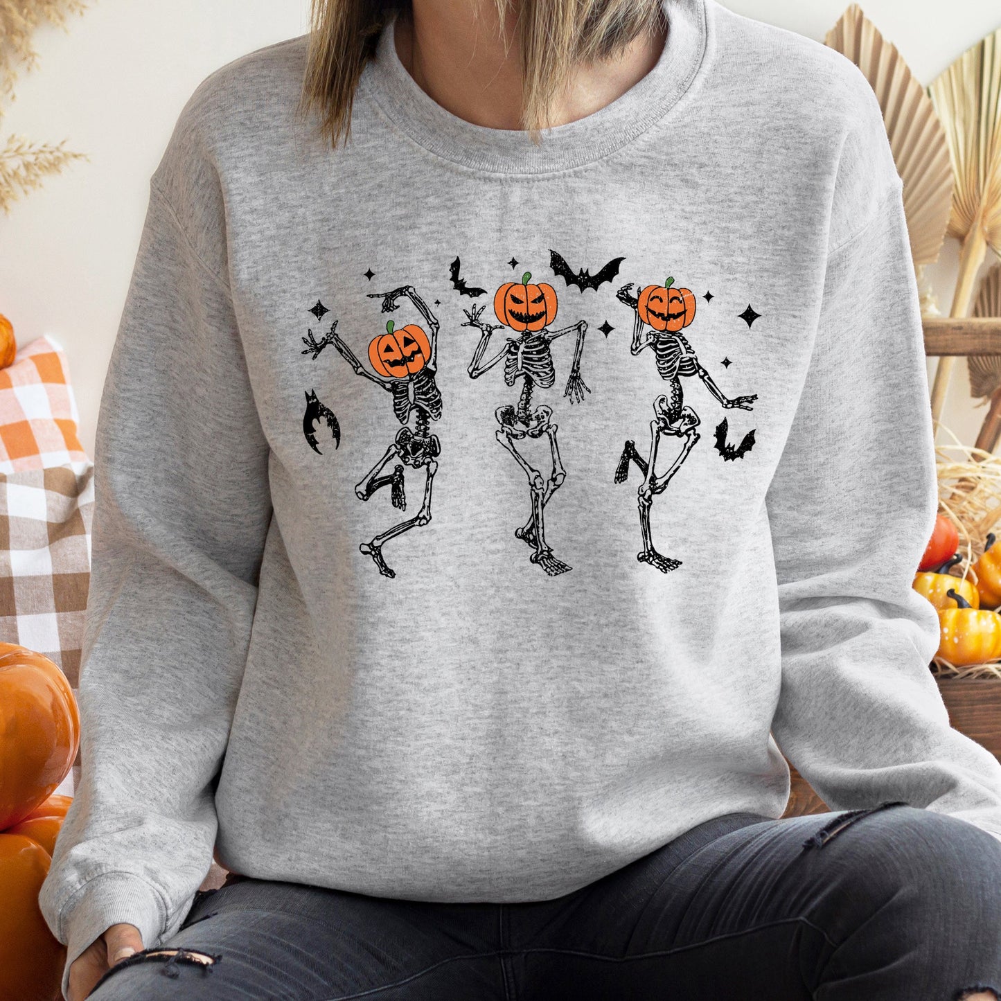Dancing Pumpkins Halloween Sweatshirt