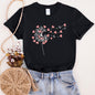 Dandelion Hearts, Flower, Super Soft Tshirt, Valentine's Day