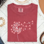 Dandelion Hearts, Flower, Comfort Colors Tshirt, Valentine's Day