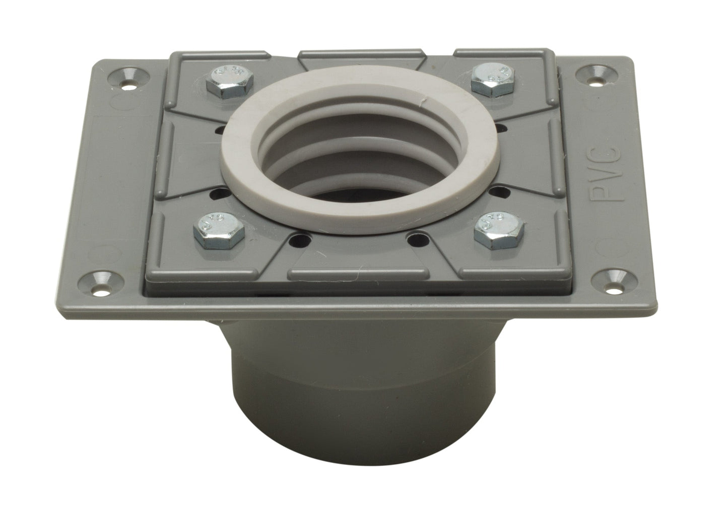 ALFI brand  ABDB55 PVC Shower Drain Base with Rubber Fitting