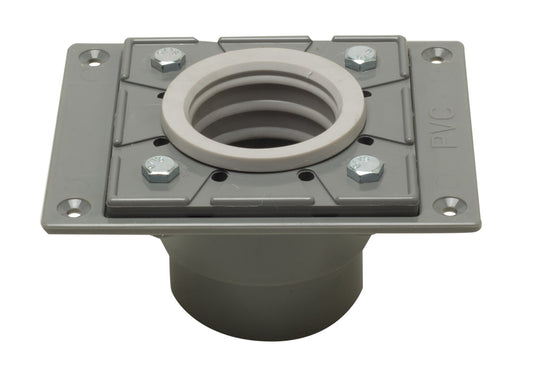 ALFI brand  ABDB55 PVC Shower Drain Base with Rubber Fitting