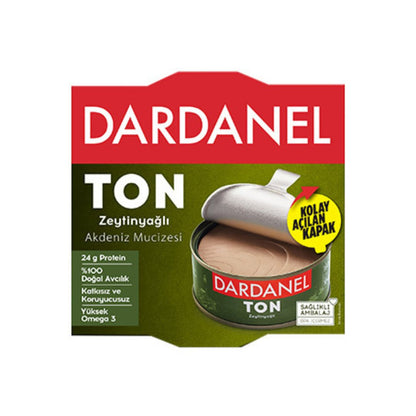 DARDANEL Tuna in Olive Oil, 140g - Premium Quality, Omega-3 Rich, Versatile Culinary Ingredient