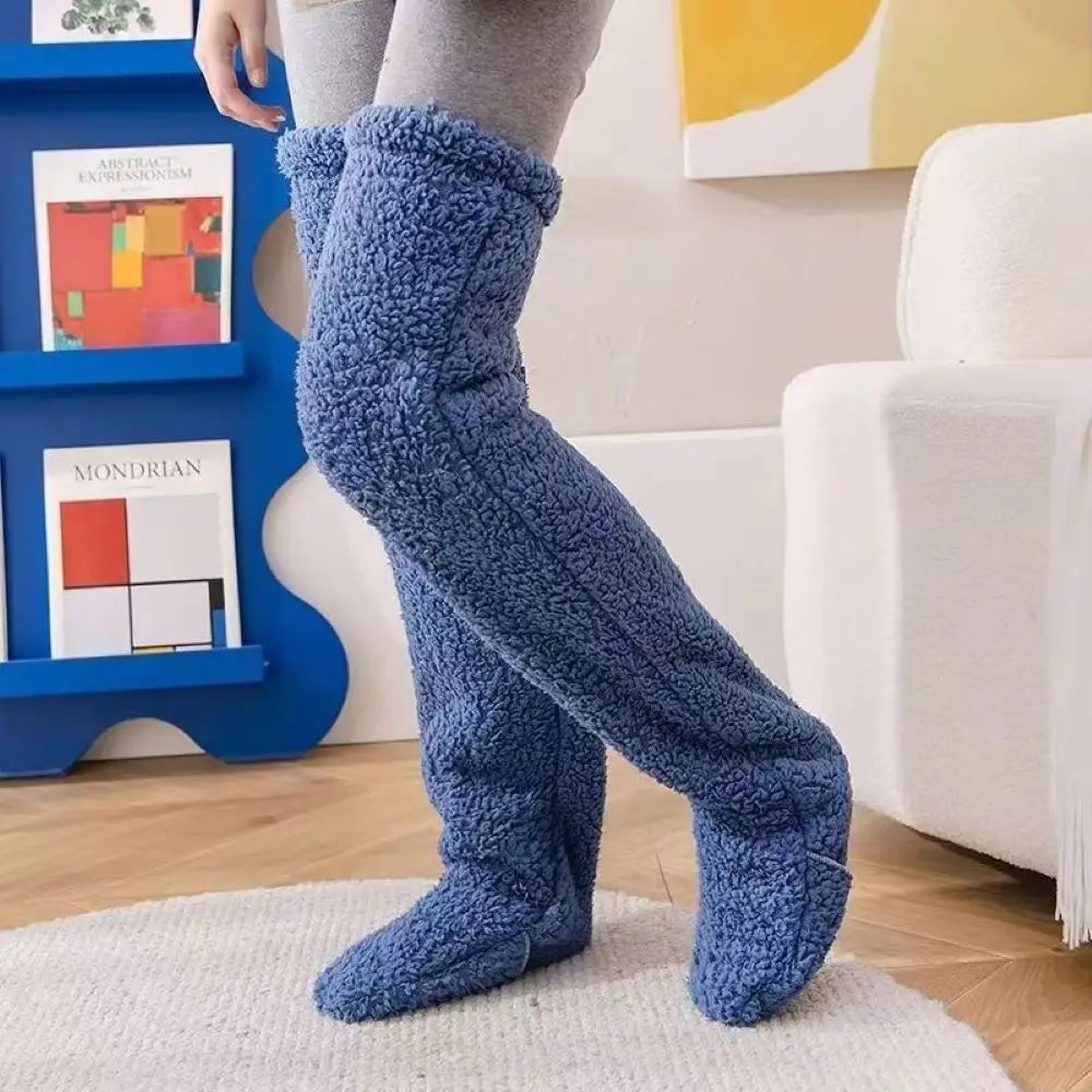 Over-Knee Fuzzy Warmth You’ll Love 🧦❄️