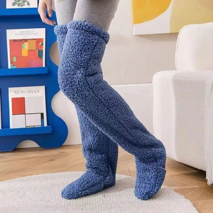 Over-Knee Fuzzy Warmth You’ll Love 🧦❄️