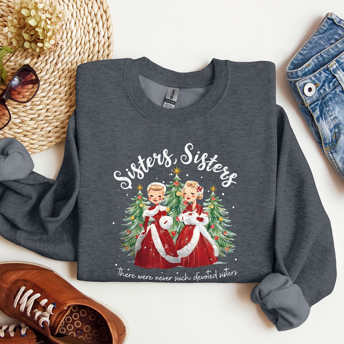 Sisters, White Christmas, Movie, Sweatshirt, Classic, Musical