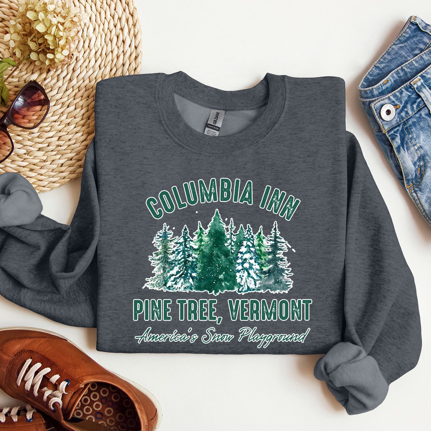 Columbia Inn, White Christmas Movie, Sweatshirt, Classic, Musical