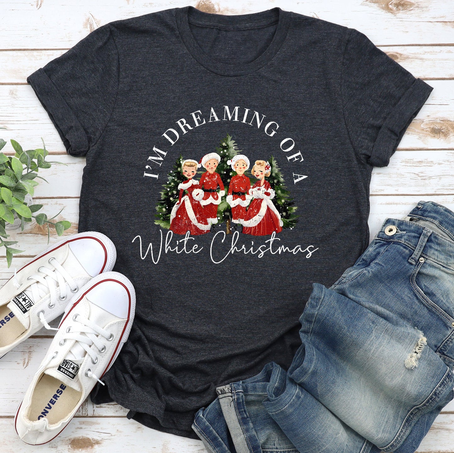 I'm Dreaming Of A White Christmas Movie, Super Soft Tshirt, Classic, Musical