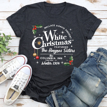 White Christmas Movie Poster, Super Soft Tshirt, Classic, Musical