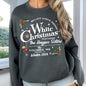 White Christmas Movie, Sweatshirt, Classic, Musical