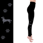 Dachshund Sparkle Leggings â€“ Rhinestone Glam for Dog Lovers with Pockets