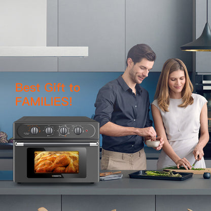 7-In-1 Air Fryer Toaster Oven 24 Quart Convection Oven Toaster | Toasters | Kitchen + Metal