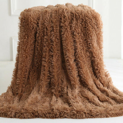 Ultra Soft Faux Fur Throw Blanket | Blankets | Kitchen + Metal