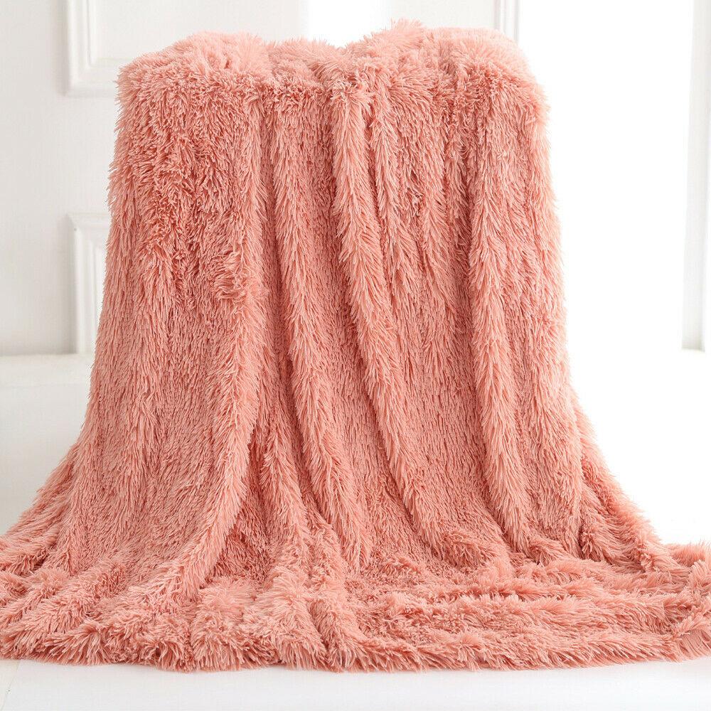 Ultra Soft Faux Fur Throw Blanket | Blankets | Kitchen + Metal
