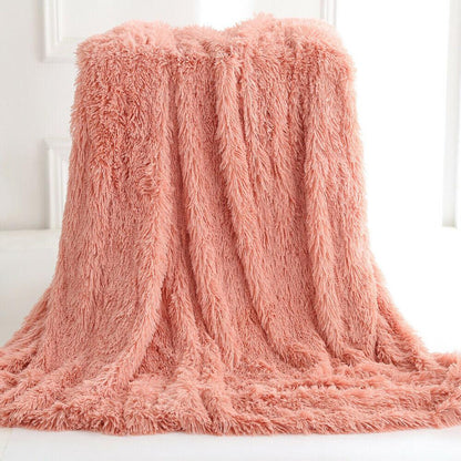 Ultra Soft Faux Fur Throw Blanket | Blankets | Kitchen + Metal