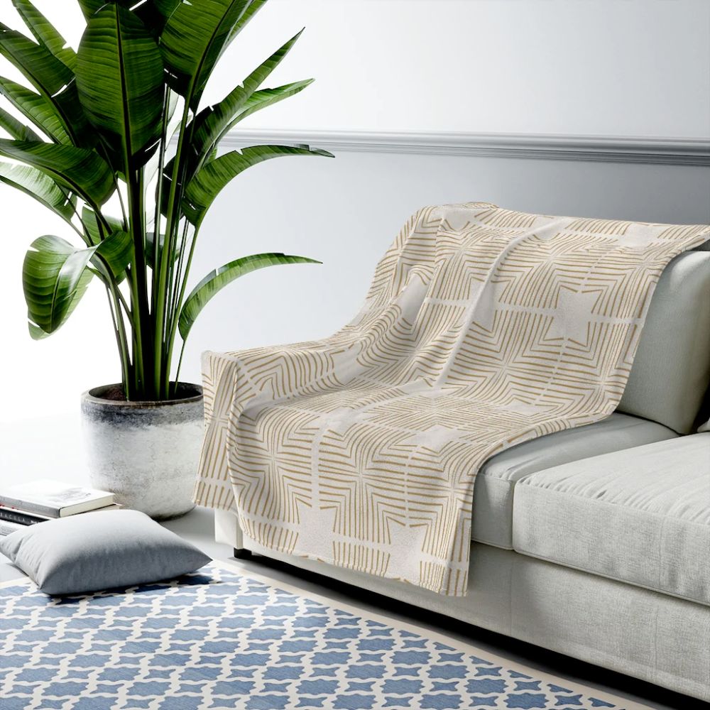 Pattern Blanket Plush Throw | Kitchen + Metal