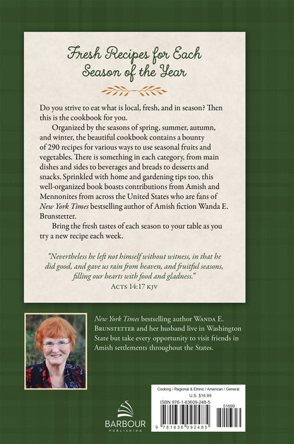 Wanda E. Brunstetter's Amish Friends 4 Seasons Cookbook | Gift Shop & Gift Wrapping | Kitchen + Metal