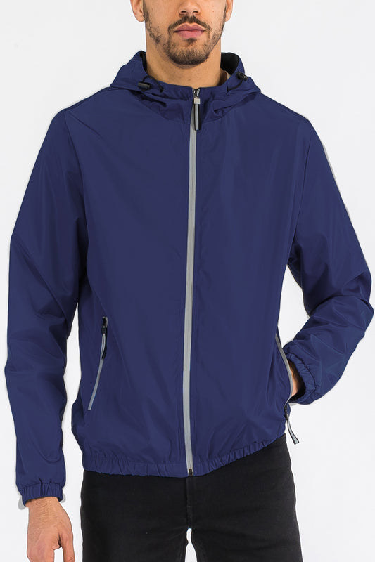 REFLECTIVE ZIP WINDBREAKER | Apparel | Kitchen + Metal