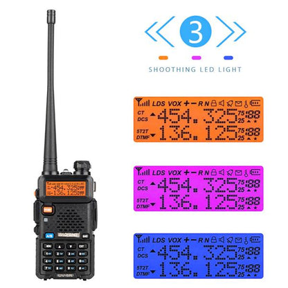 6pcs BAOFENG 1.5" LCD 136~174MHz / 400~520MHz Dual Band Walkie Talkie | Camping Collection | Kitchen + Metal