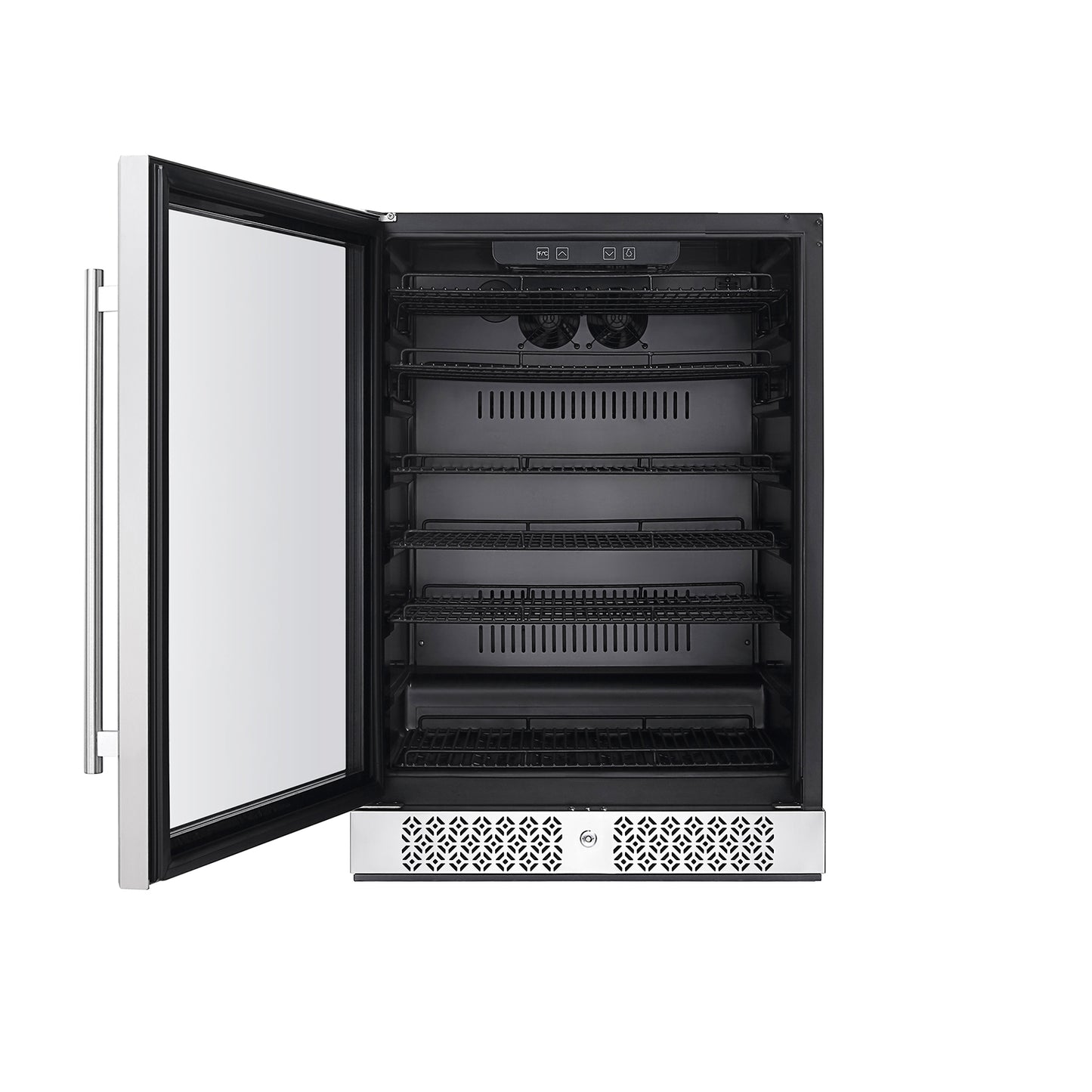 Empava BR02S 24 Inch Freestanding & Built-in Beverage Fridge | Kitchen + Metal
