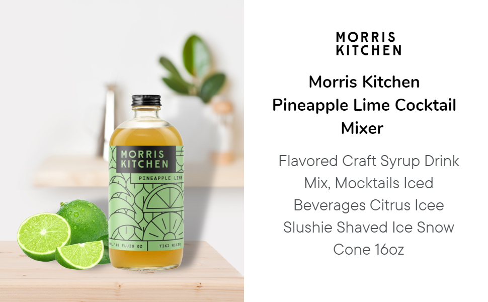 Morris Kitchen Pineapple Lime Mixer 16oz - 4pk