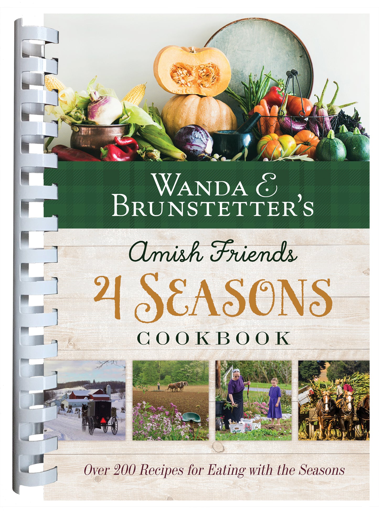 Wanda E. Brunstetter's Amish Friends 4 Seasons Cookbook | Gift Shop & Gift Wrapping | Kitchen + Metal