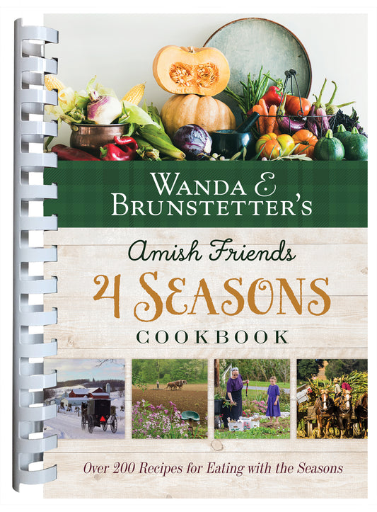 Wanda E. Brunstetter's Amish Friends 4 Seasons Cookbook | Gift Shop & Gift Wrapping | Kitchen + Metal