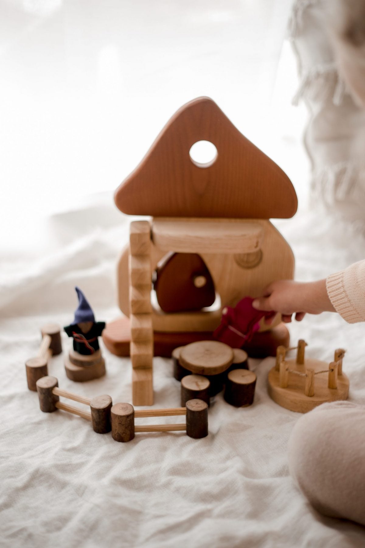 QToys Australia (USA) Natural Mushroom House | Kitchen + Metal