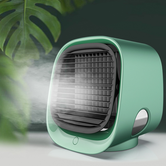 Portable USB Air Cooler Fan Mini Desktop Air Conditioner | Kitchen Essentials | Kitchen + Metal