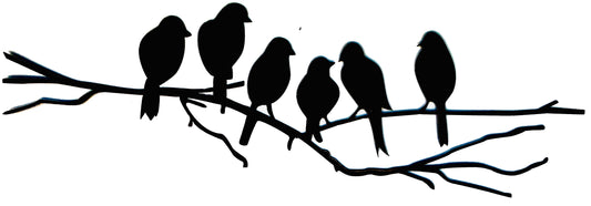 Perching Love Birds - Metal Wall Art | Kitchen [Metal] | Kitchen + Metal
