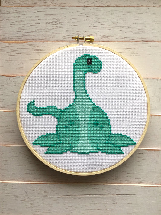 Locness Monster Counted Cross Stitch DIY KIT Intermediate
