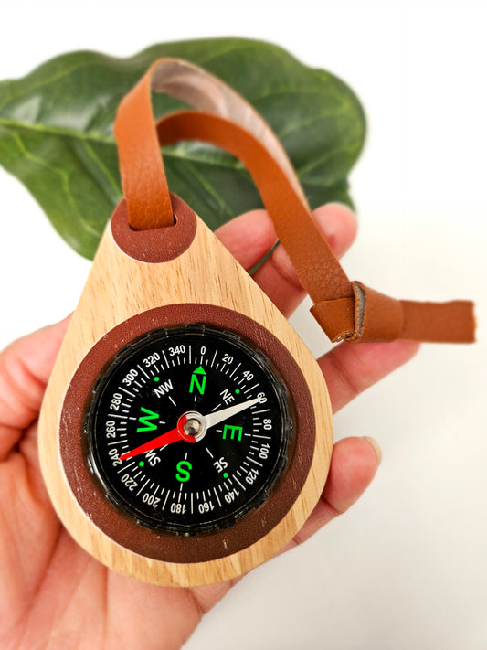 QToys Australia (USA) Wooden compass | Kitchen + Metal