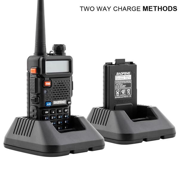 6pcs BAOFENG 1.5" LCD 136~174MHz / 400~520MHz Dual Band Walkie Talkie | Camping Collection | Kitchen + Metal