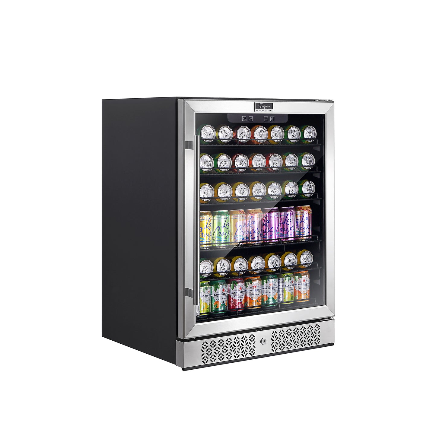 Empava BR02S 24 Inch Freestanding & Built-in Beverage Fridge | Kitchen + Metal