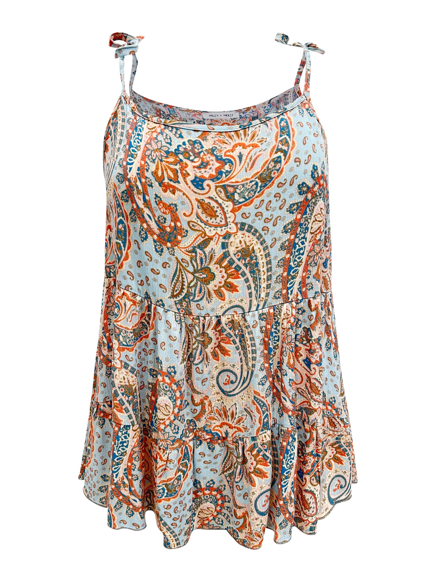 Paisley Print Tiered Dress – Boho Summer Vibes | Apparel | Kitchen + Metal