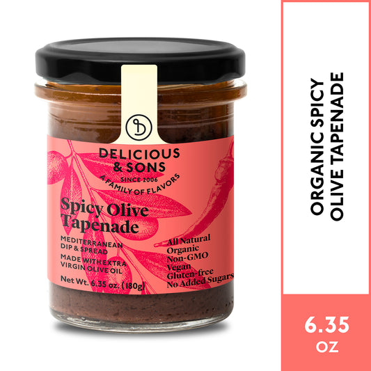 Delicious & Sons Organic Spicy Olive Tapenade 6.35 oz. | Kitchen + Metal